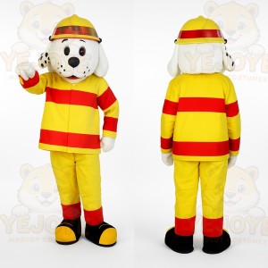 Yellow Dog Mascot Costume