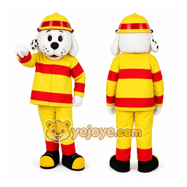 Yellow Dog Mascot Costume
