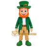 Green Leprechaun Mascot Costume Green Leprechaun Mascot Costume