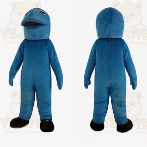 Blue Animal Mascot Costume