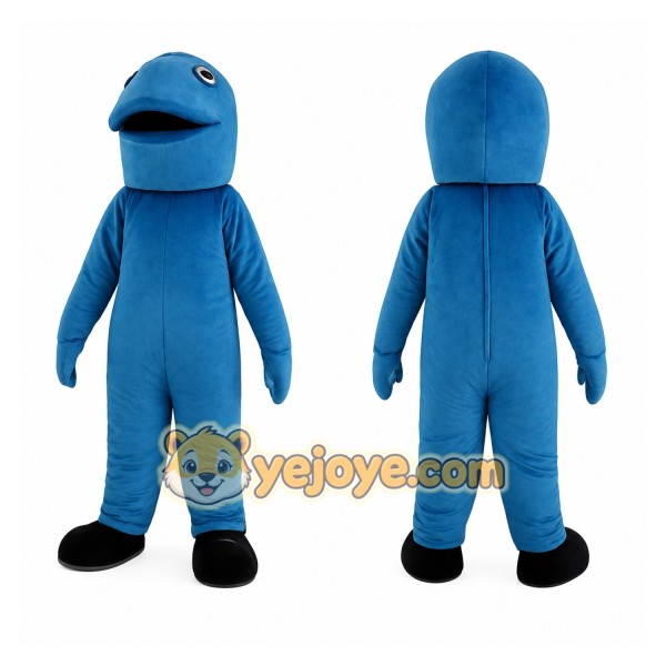 Blue Animal Mascot Costume