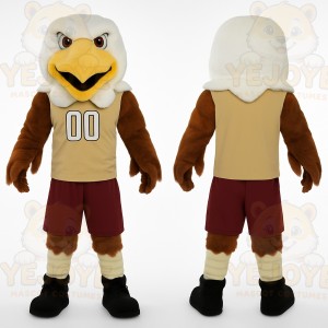 Brown Eagle Mascot Costume