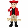Red Character Mascot Costume Red Character Mascot Costume