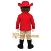 Red Character Mascot Costume Red Character Mascot Costume