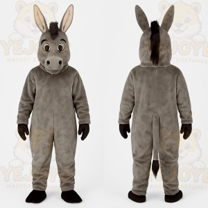 Gray Donkey Mascot Costume
