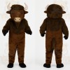 Brown Buffalo Mascot Costume