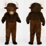 Brown Buffalo Mascot Costume