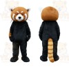 Brown Red Panda Mascot Costume