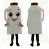 White Milk Carton Mascot Costume