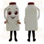 White Milk Carton Mascot Costume