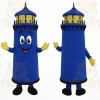 Blue Lighthouse Mascot Costume