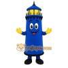 Blue Lighthouse Mascot Costume Blue Lighthouse Mascot Costume