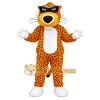Orange Leopard Mascot Costume
