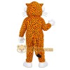 Orange Leopard Mascot Costume
