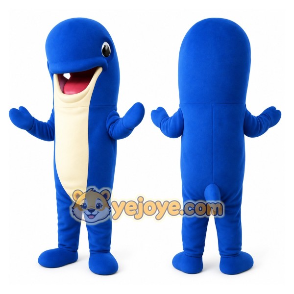 Blue Whale Mascot Costume
