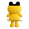 Yellow Black Cartoon Cat Mascot Costume Yellow Black Cartoon Cat Mascot Costume