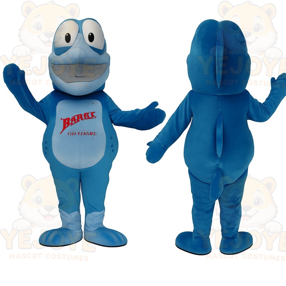Blue Shark Mascot Costume