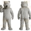 Gray Bear Mascot Costume