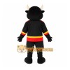 Black Red Yellow Bull Mascot Costume Black Red Yellow Bull Mascot Costume