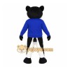Black White Blue School Badger Mascot Costume Black White Blue School Badger Mascot Costume