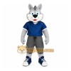 Gray Blue Husky Mascot Costume Gray Blue Husky Mascot Costume