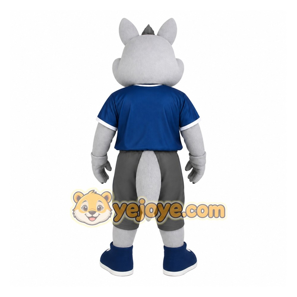 Gray Blue Husky Mascot Costume Gray Blue Husky Mascot Costume