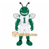 Green White Hornet Mascot Costume Green White Hornet Mascot Costume