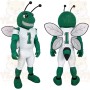 Green White Hornet Mascot Costume