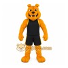 Gold Black Bulldog Mascot Costume