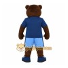 Brown Blue Bear Mascot Costume Brown Blue Bear Mascot Costume