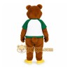 Brown Green White Bear Mascot Costume Brown Green White Bear Mascot Costume