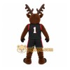 Brown Black Deer Basketball Mascot Costume Brown Black Deer Basketball Mascot Costume