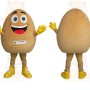 Brown Yellow Potato Character Mascot Costume