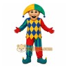 Yellow Green Red Blue Jester Mascot Costume Yellow Green Red Blue Jester Mascot Costume