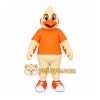 Cream Orange Pink Chicken Mascot Costume Cream Orange Pink Chicken Mascot Costume