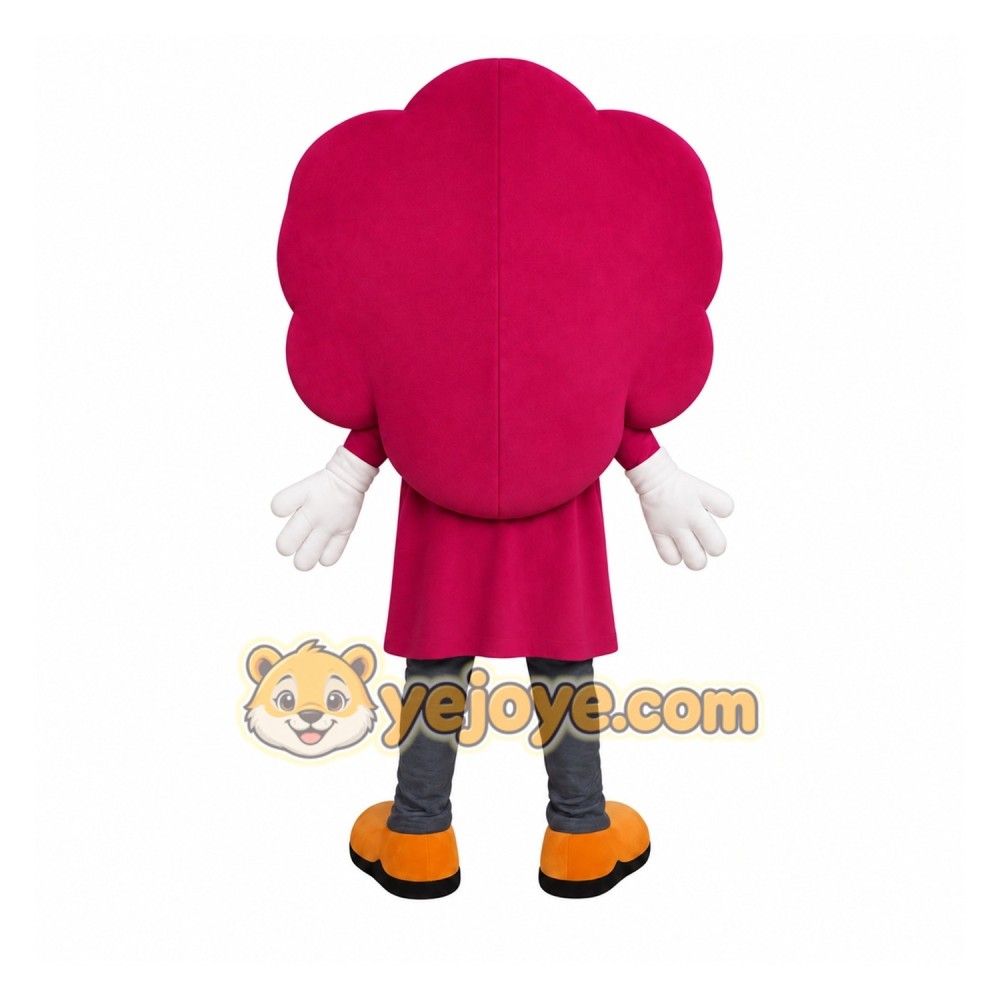Magenta Orange White Flower Mascot Costume Magenta Orange White Flower Mascot Costume