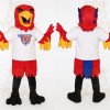 Red Yellow Blue Eagle Mascot Costume