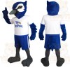 Royal Blue White Gray Blue Jay Mascot Costume