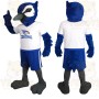 Royal Blue White Gray Blue Jay Mascot Costume