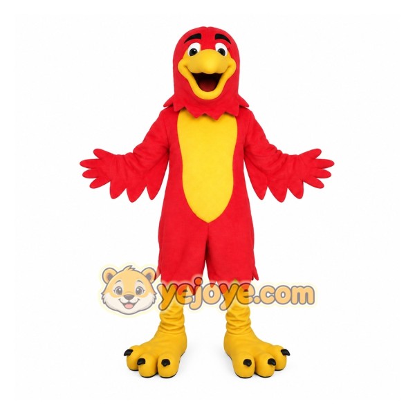 Red Yellow Bird Mascot Costume