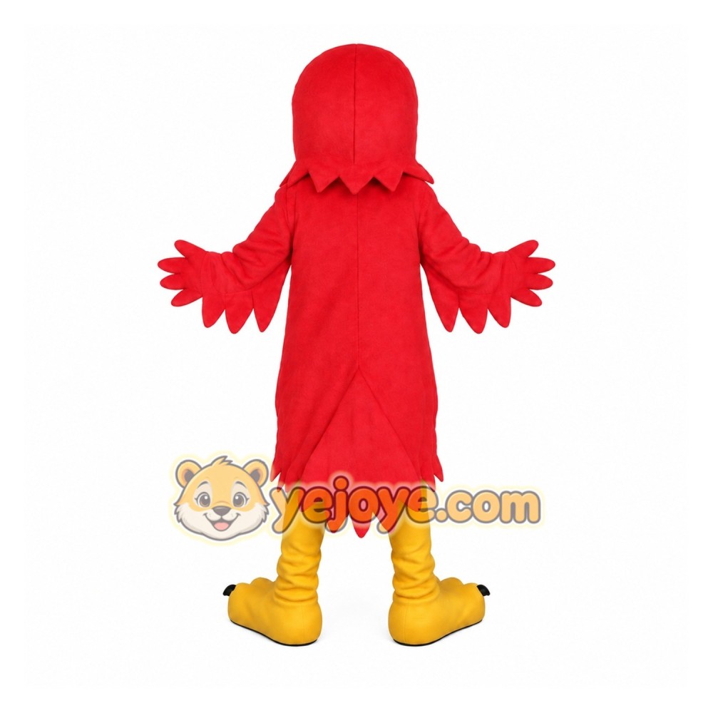 Red Yellow Bird Mascot Costume Red Yellow Bird Mascot Costume