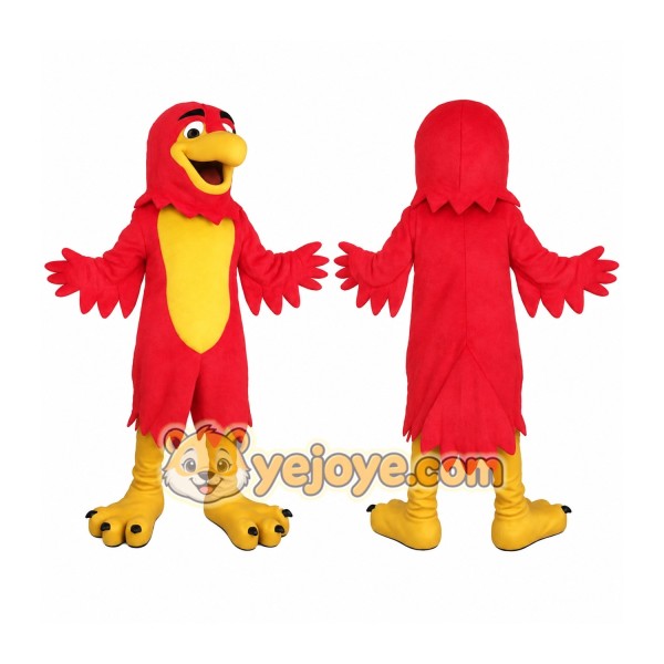 Red Yellow Bird Mascot Costume