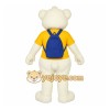 White Yellow Blue Bear Mascot Costume White Yellow Blue Bear Mascot Costume