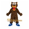 Brown Black Spotted Leopard Mascot Costume Brown Black Spotted Leopard Mascot Costume