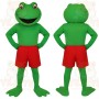 Green Frog With Red Shorts Mascot Costume