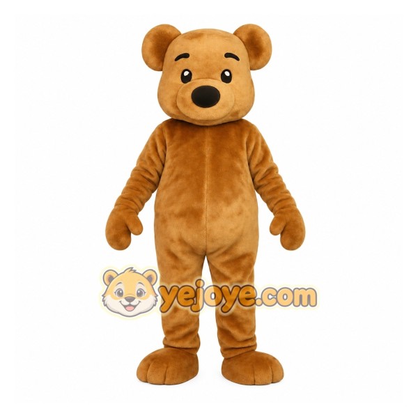 Light Brown Bear Mascot Costume