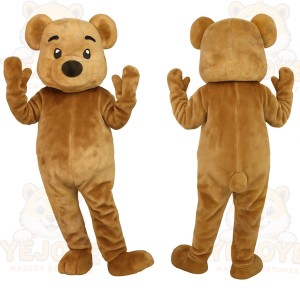 Light Brown Bear Mascot Costume