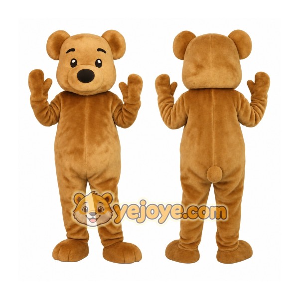 Light Brown Bear Mascot Costume