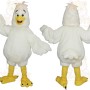 White Yellow Chicken Mascot Costume
