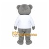 Gray White Doctor Bear Mascot Costume Gray White Doctor Bear Mascot Costume